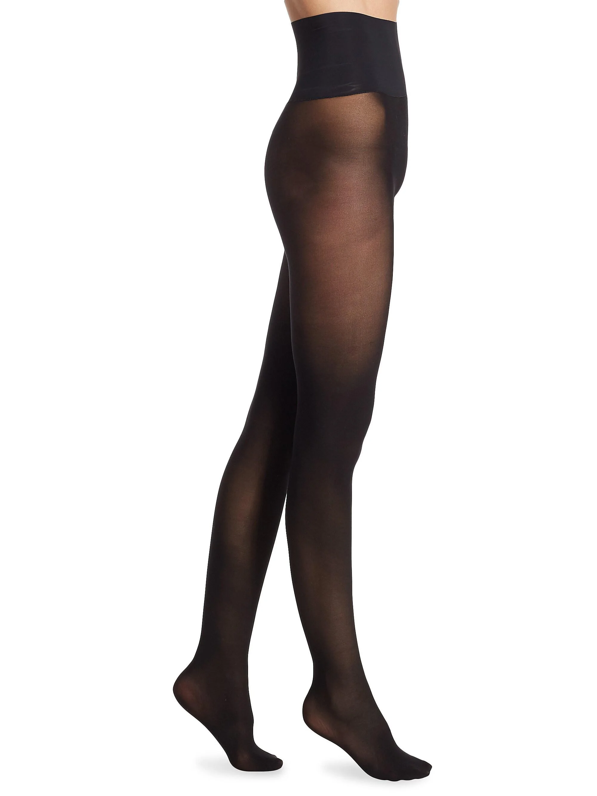 Women's Semi Opaque Tights - Black - 1