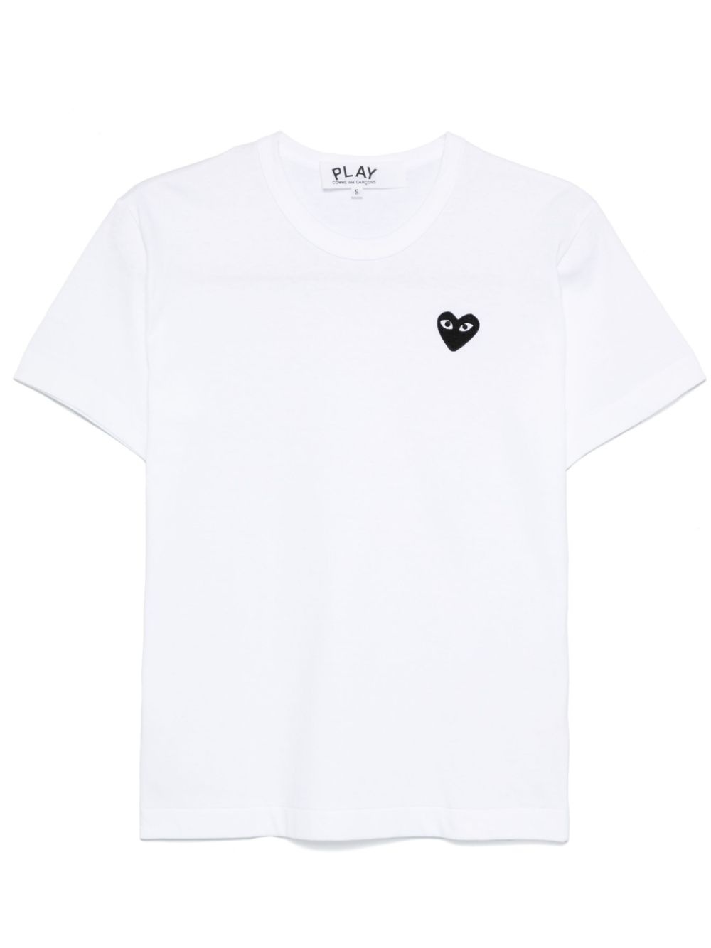 heart-patch T-shirt - 1