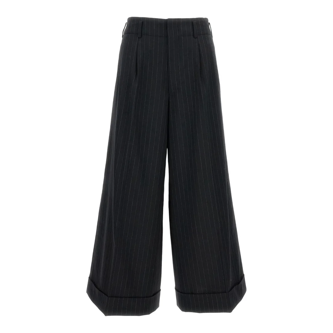 Polyester Wool Gabardine Medium Pants - 1