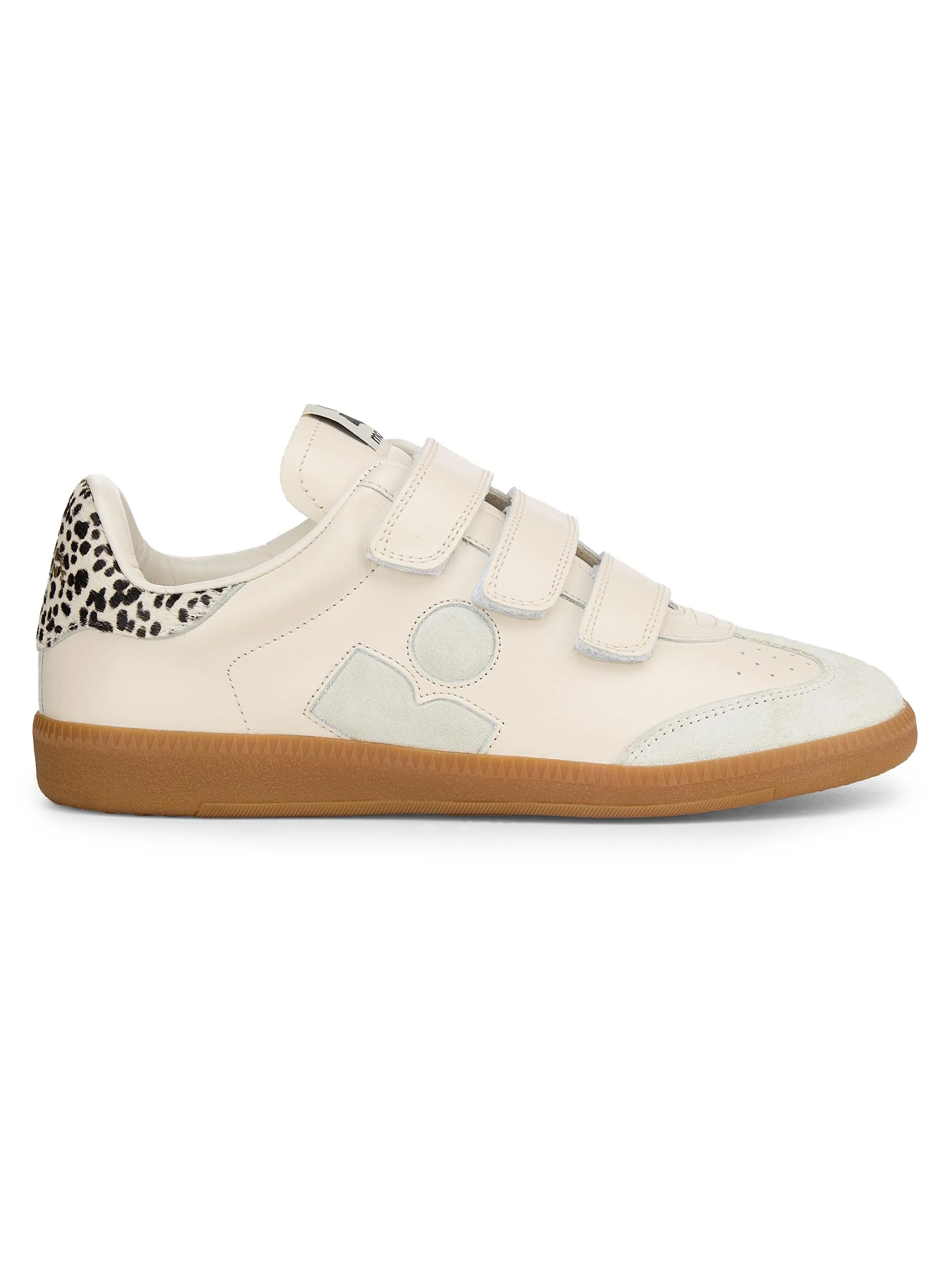 Women's Beth Calf Hair Low-Top Sneakers - Chalk - 1