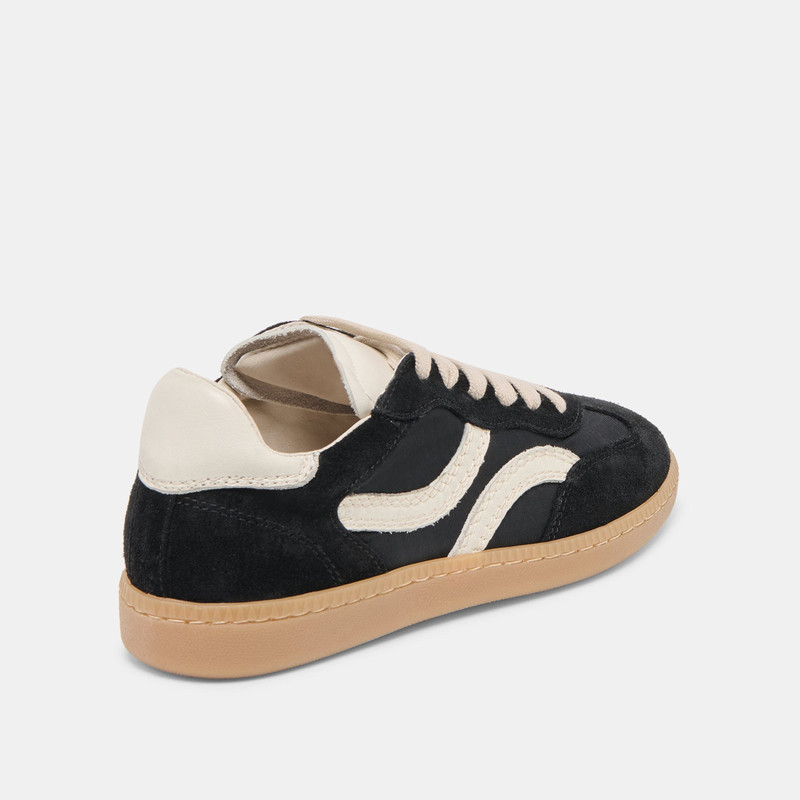 REBEL SNEAKERS BLACK NYLON 3