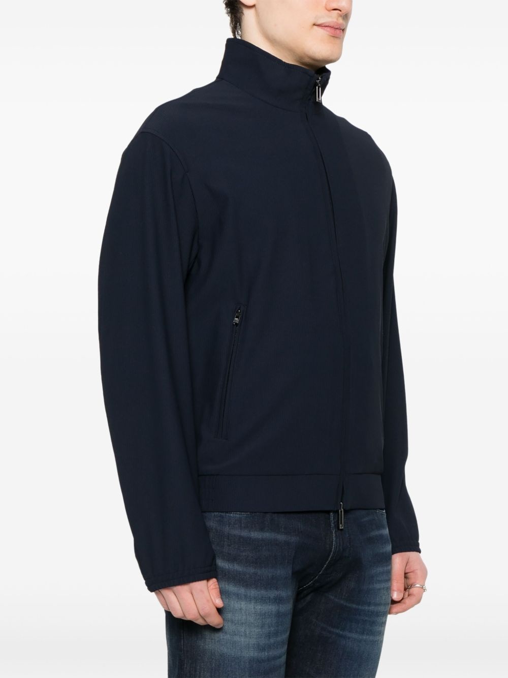 fine-ribbed jacket - 3