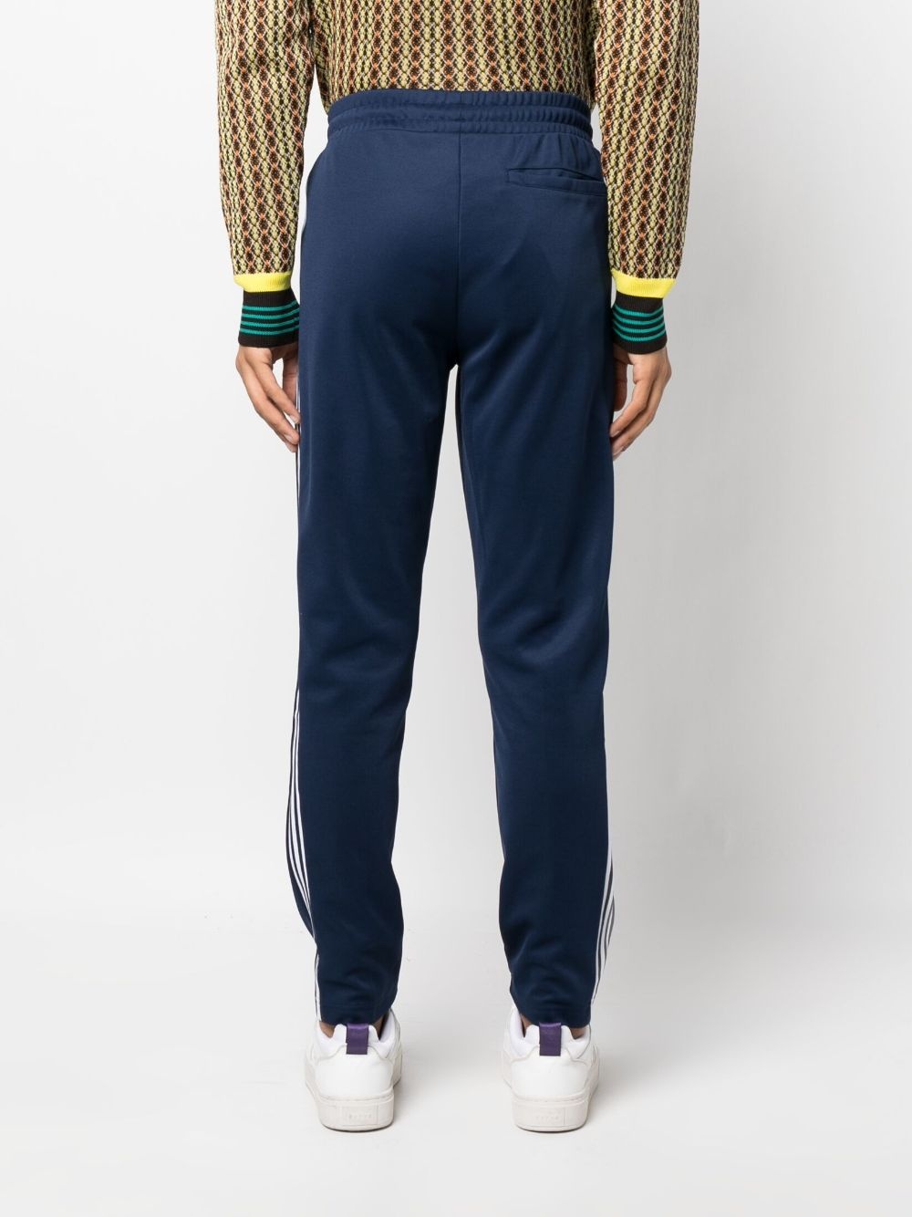 stripes-detailed trousers - 4