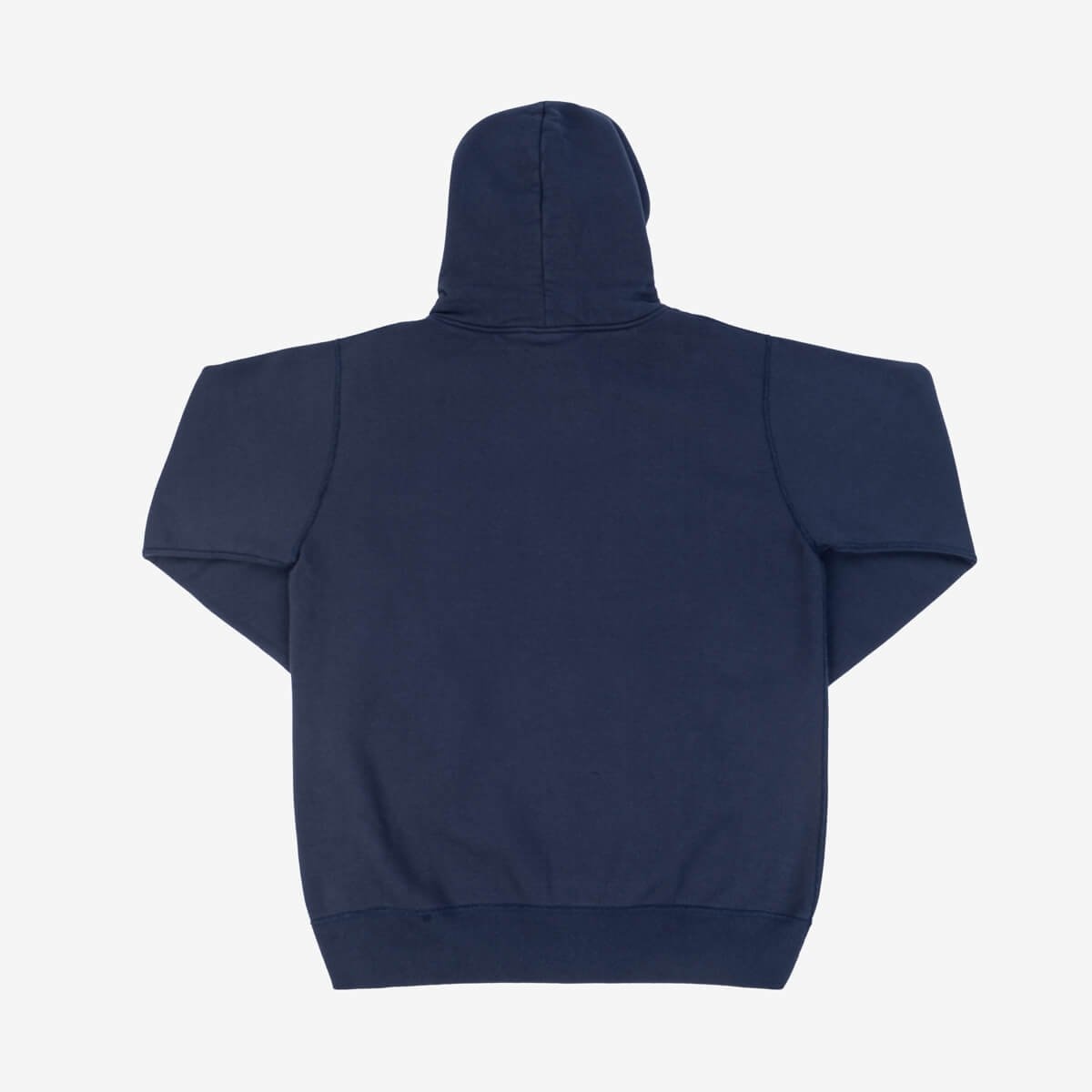 IHSW-59-NAV Printed 14oz Ultra Heavyweight Loopwheel Cotton Hoodie - Navy - 5