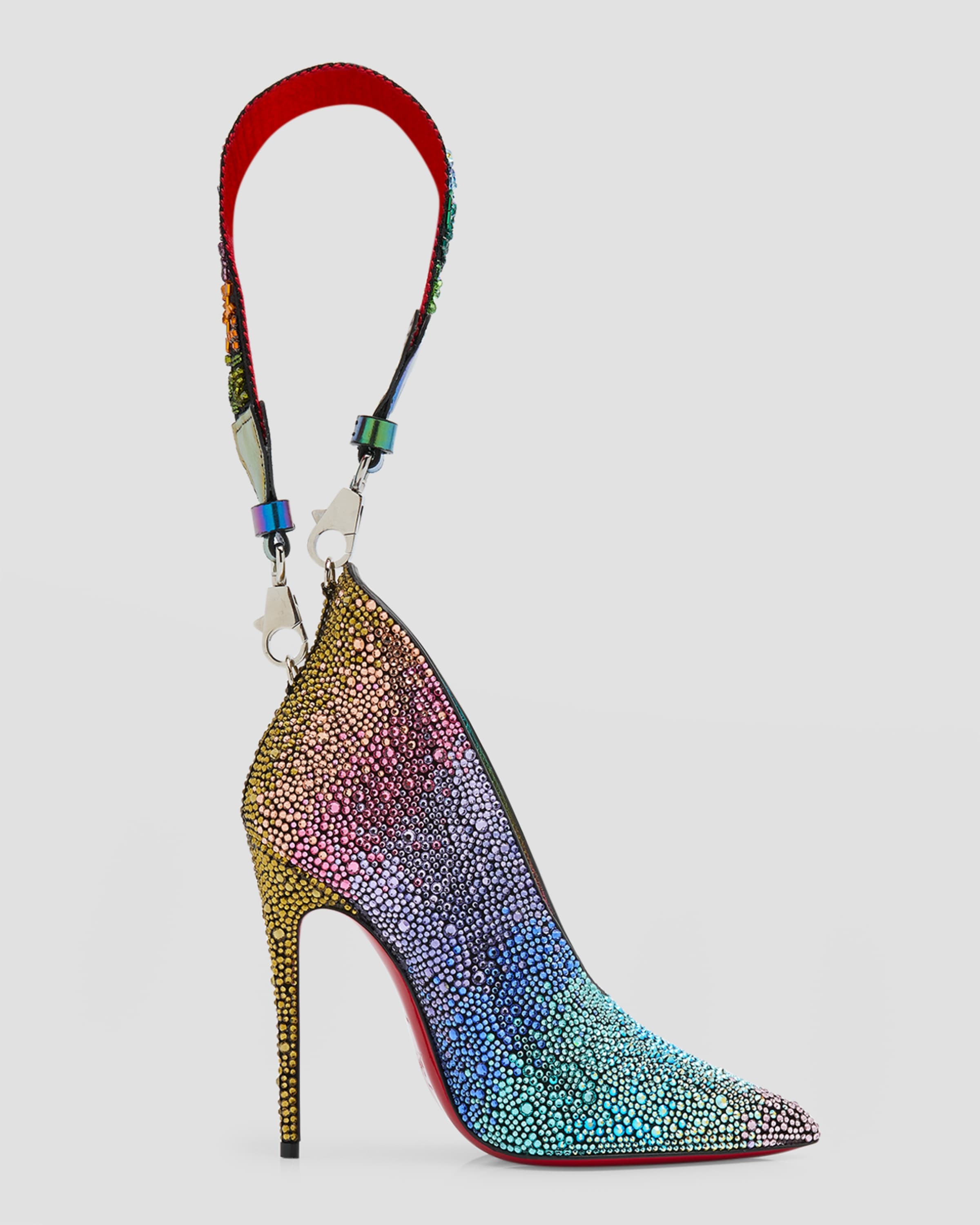 Louboutin heels rainbow best sale