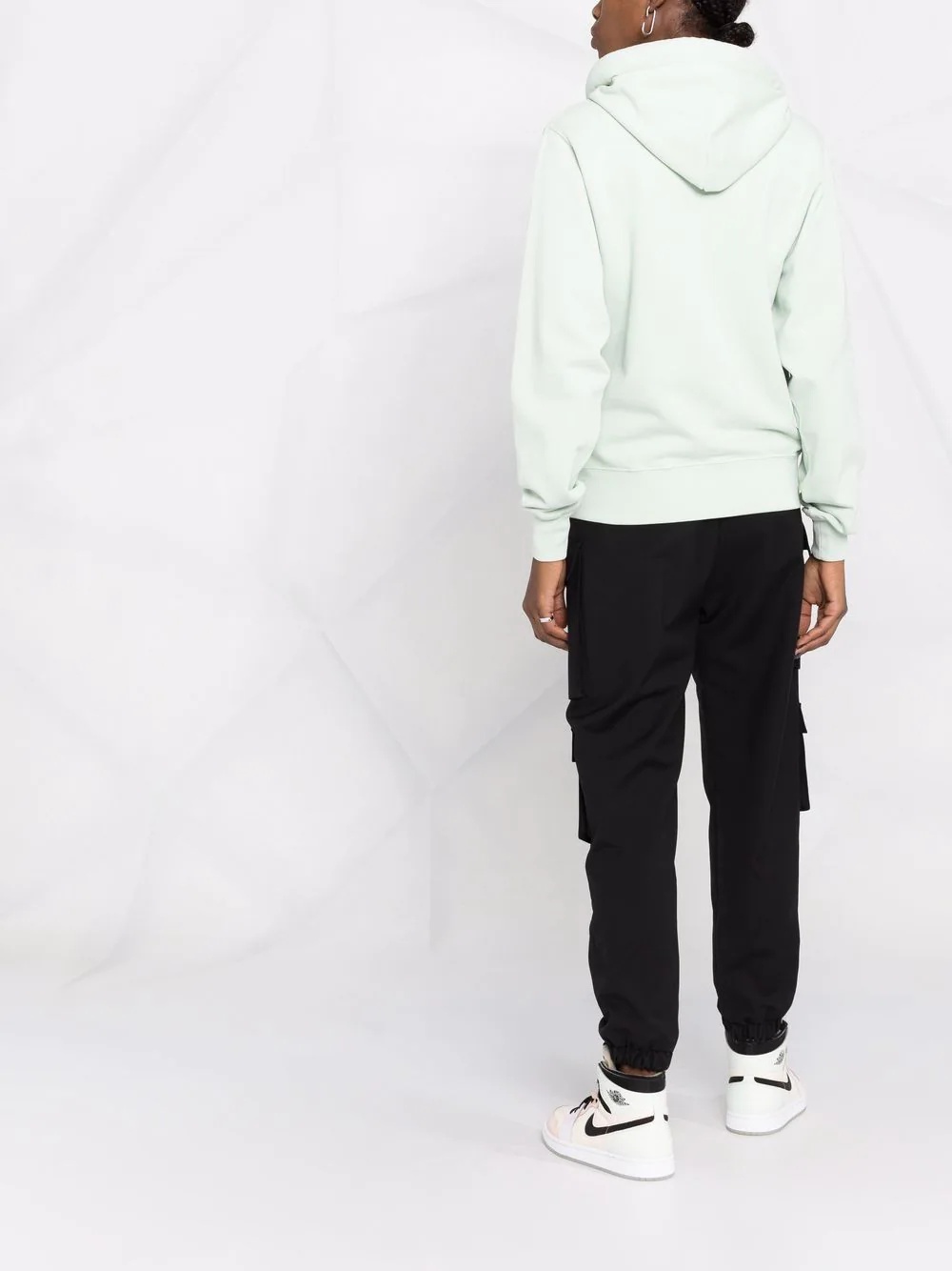 multi-cord cotton hoodie - 6