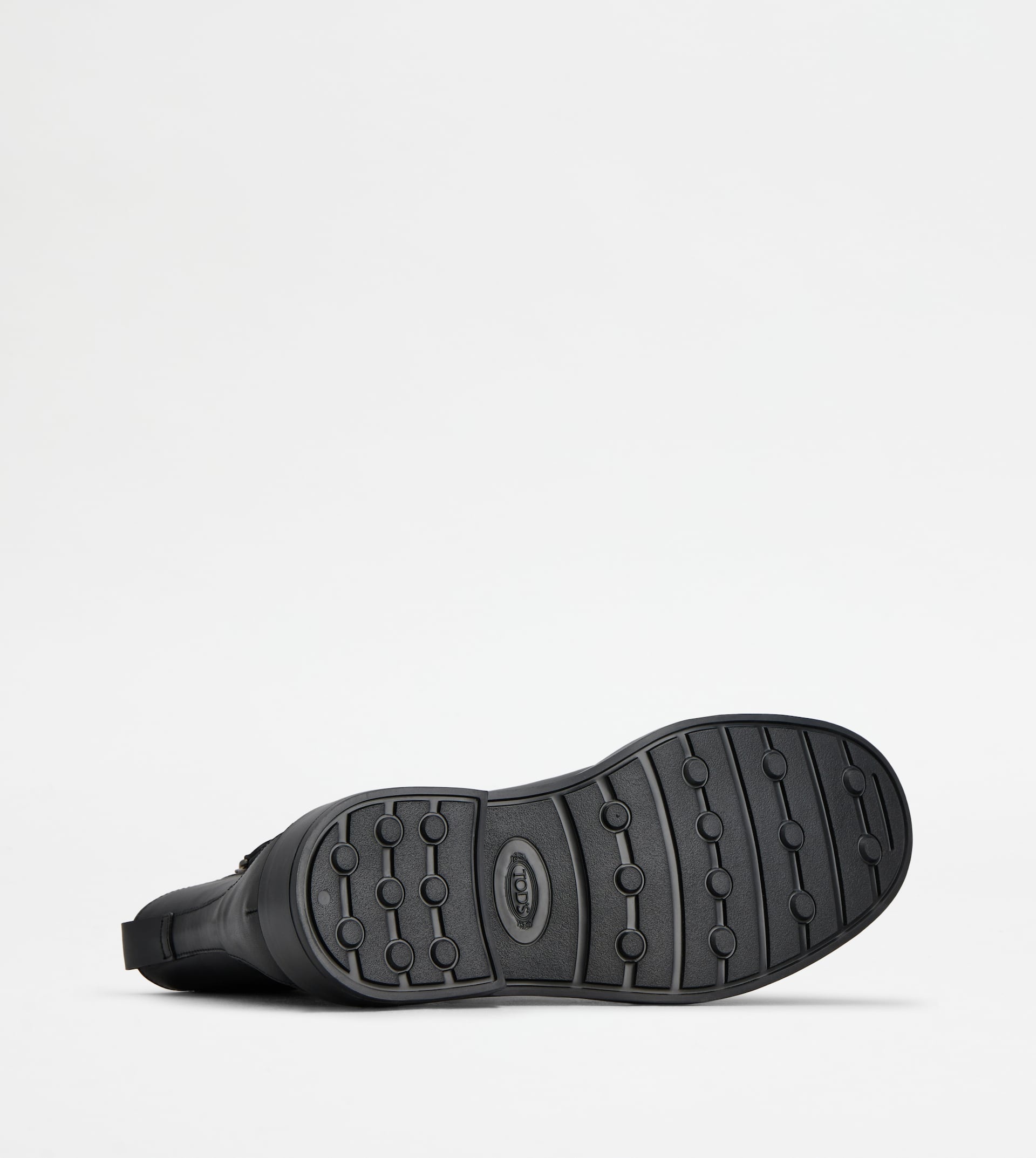 ANKLE BOOTS IN LEATHER - BLACK - 4