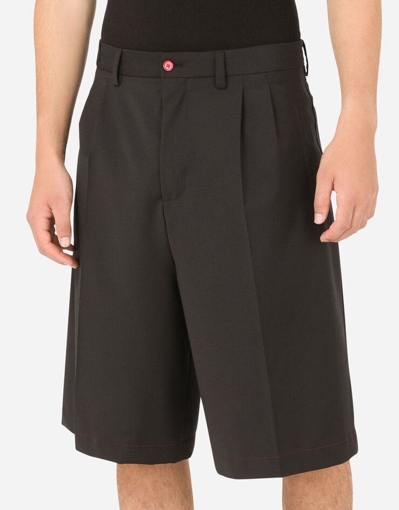 Stretch wool shorts 4