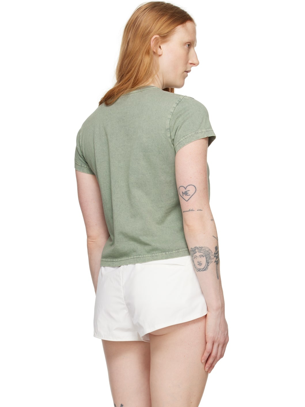 Green Shrunken T-Shirt - 3