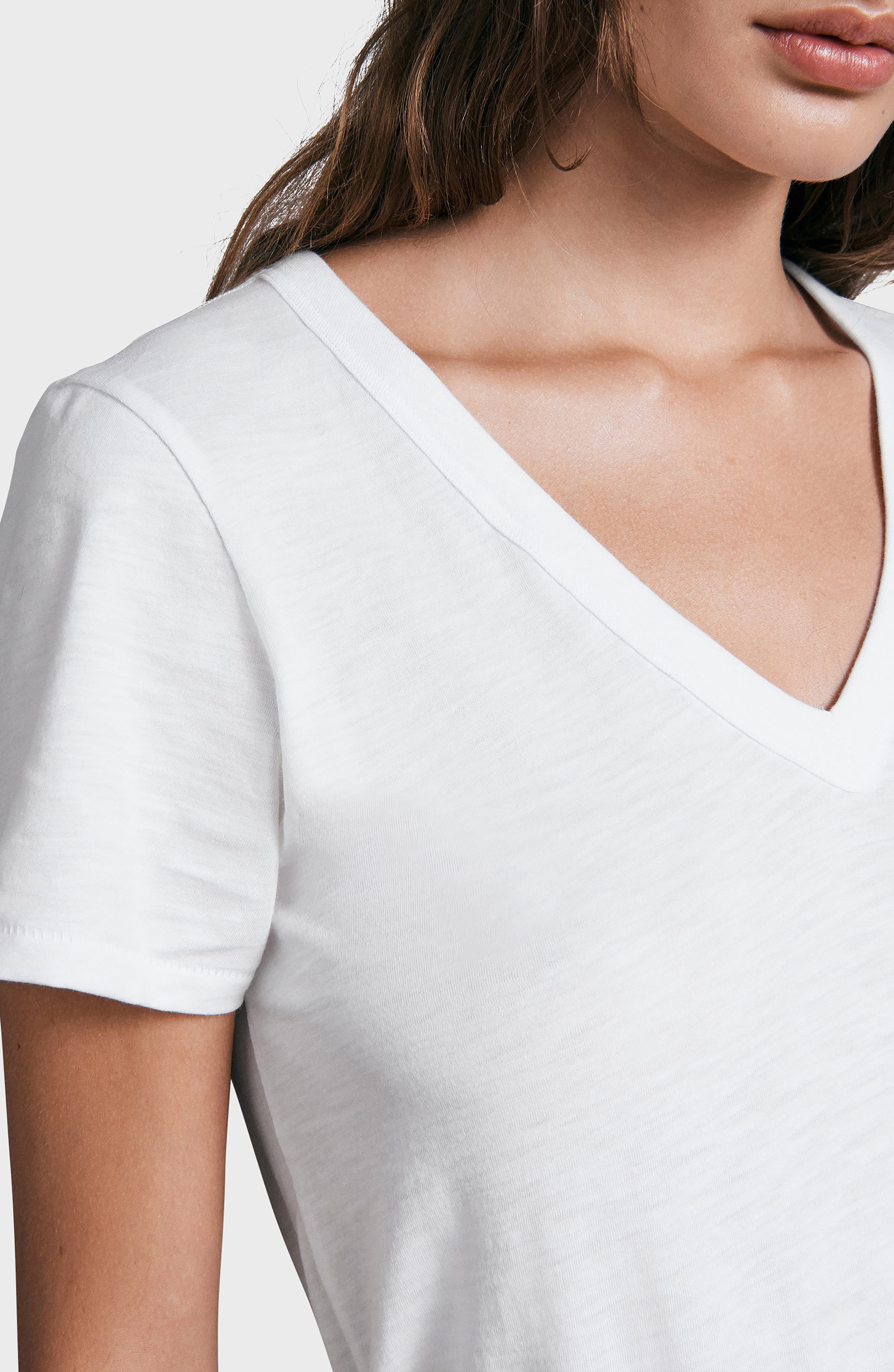 The Vee Slub Cotton T-Shirt - 4