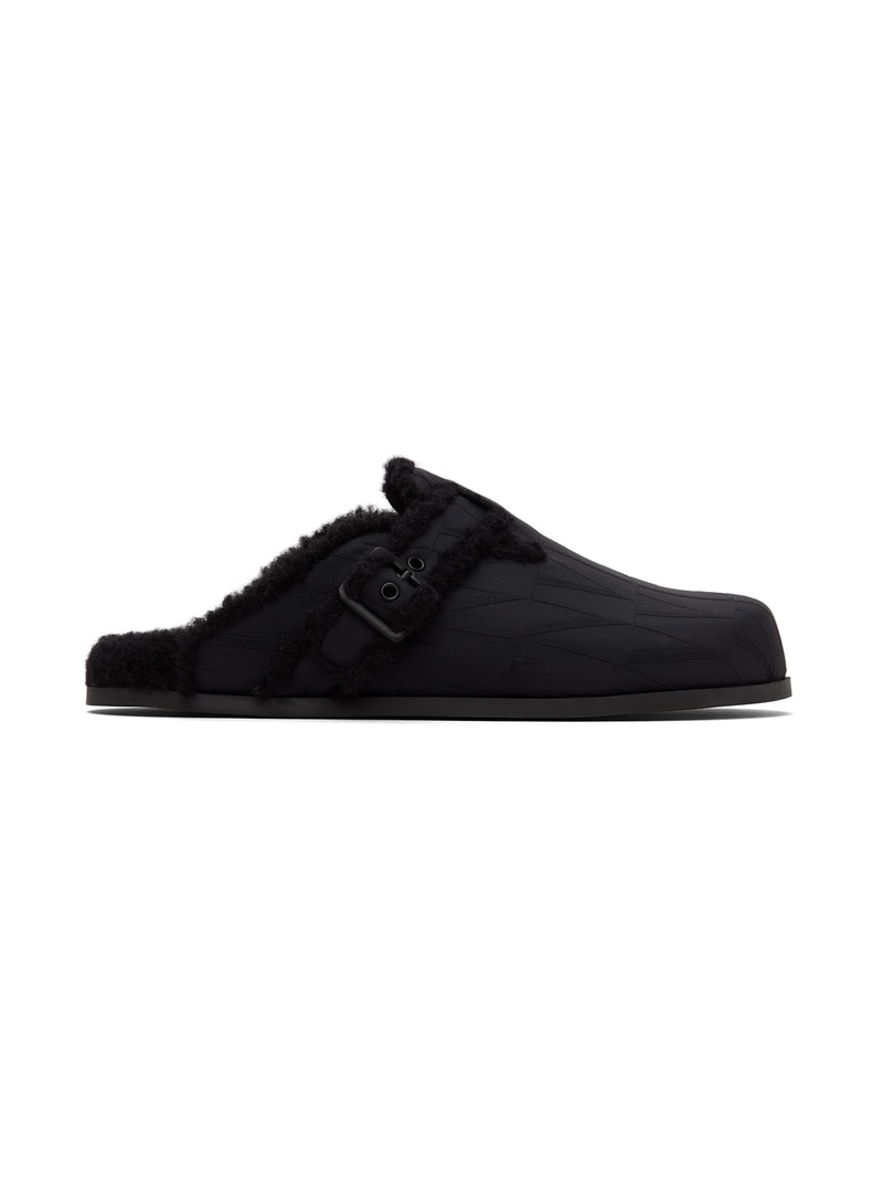 Black Jacquard 'VLTN' Loafers 1