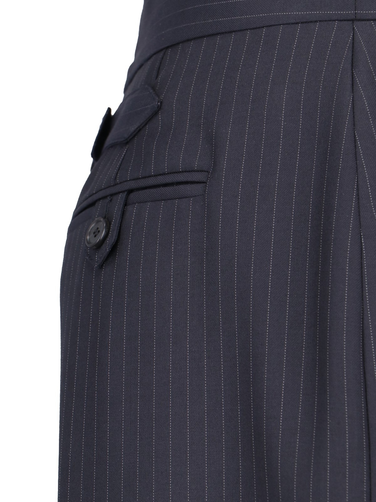 PINSTRIPE WOOL CHINOS - 4