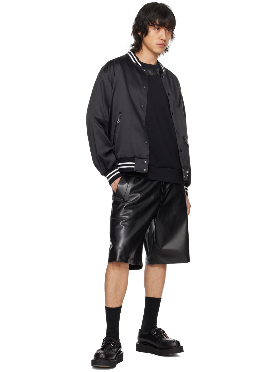 Black Raglan Sweatshirt - 5