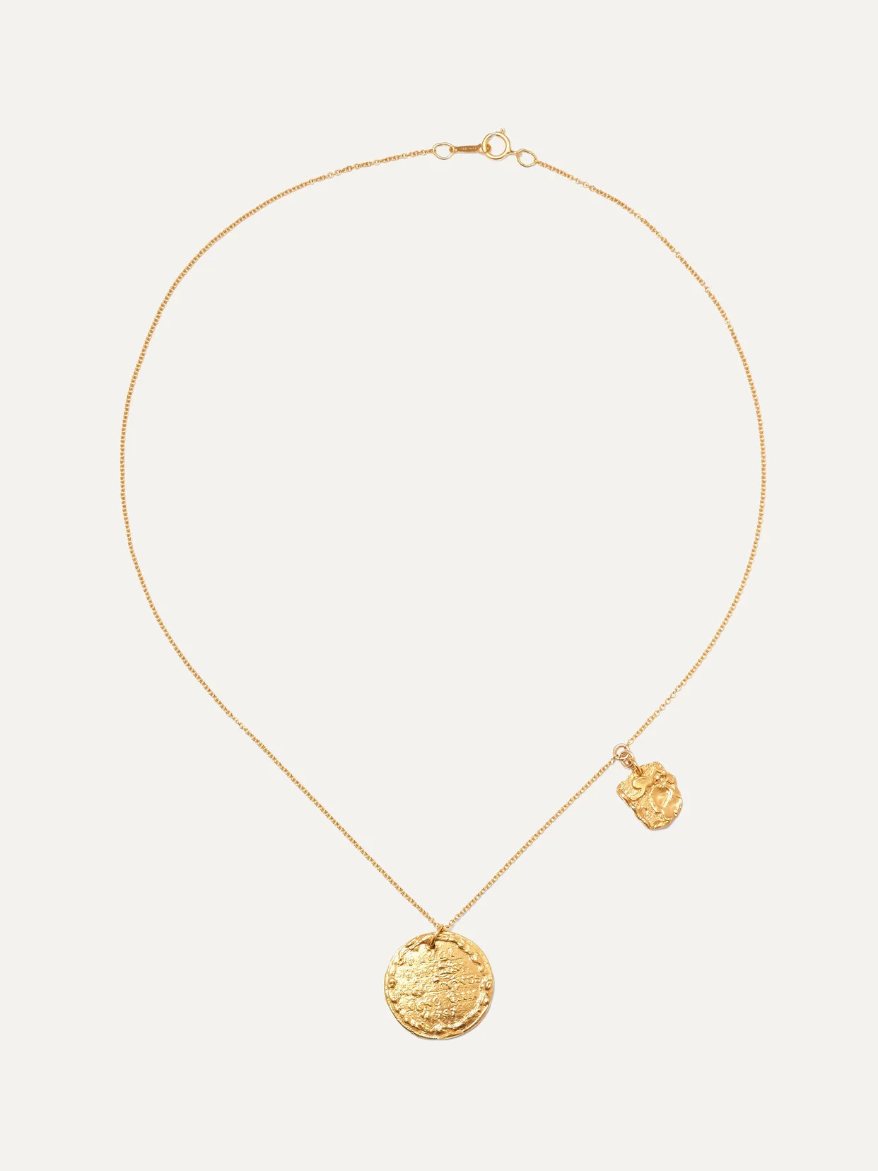 + Net Sustain Summer Night Gold-plated Necklace - 1