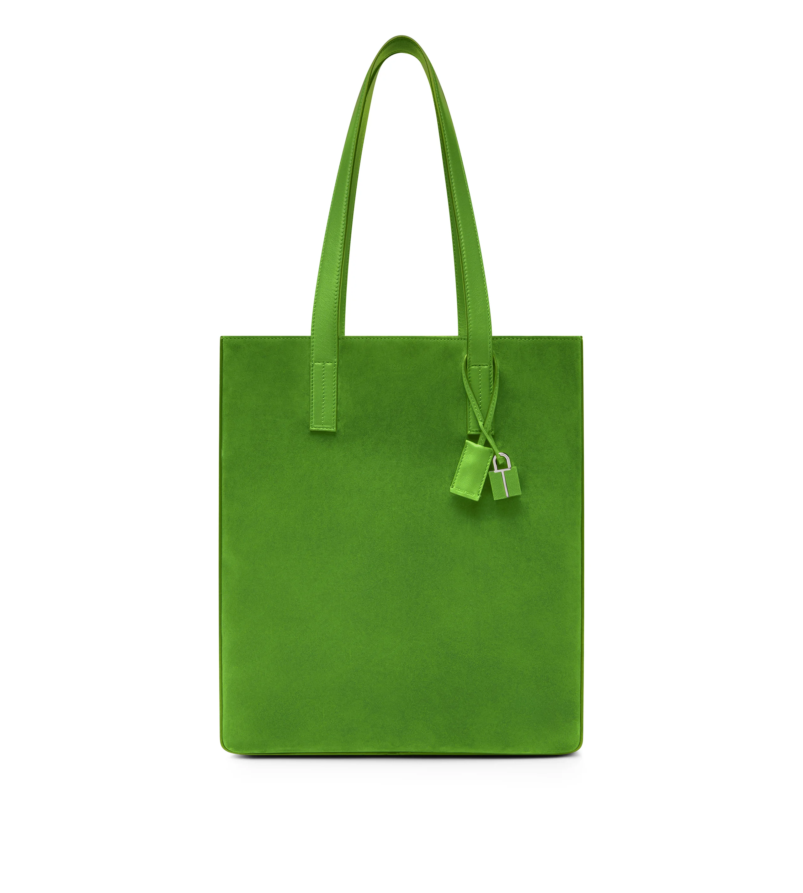 CASHMERE SUEDE NORTH SOUTH TOTE - 1