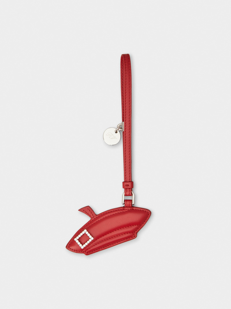 Très Vivier Bag Charm in leather 1