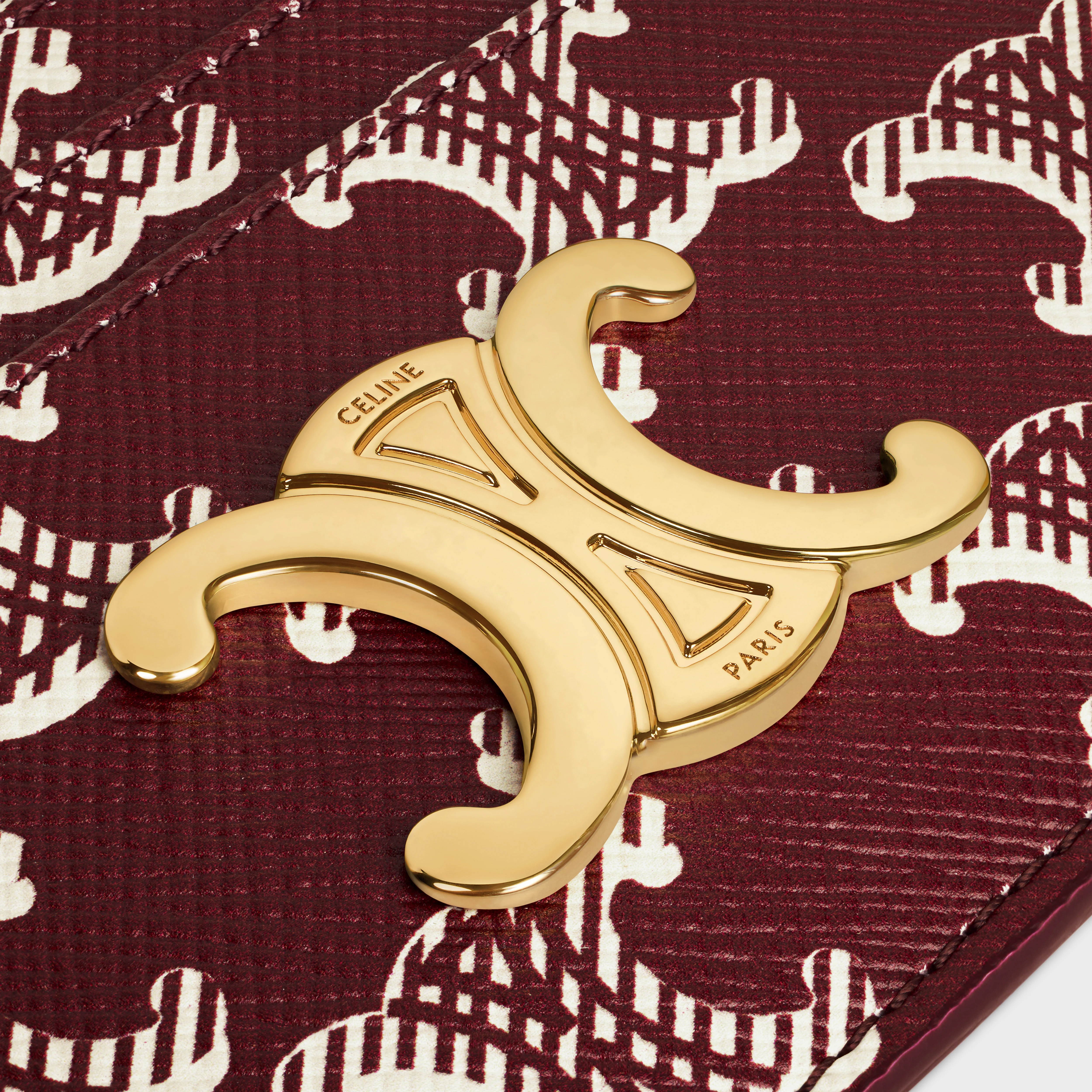 TRIOMPHE CARD HOLDER in Triomphe Canvas Two-Tone - 4