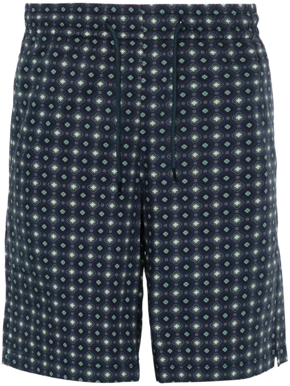 Vincento geometric-pattern shorts - 1