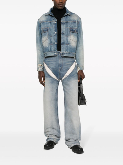 Y/Project cut-out wide-leg jeans outlook