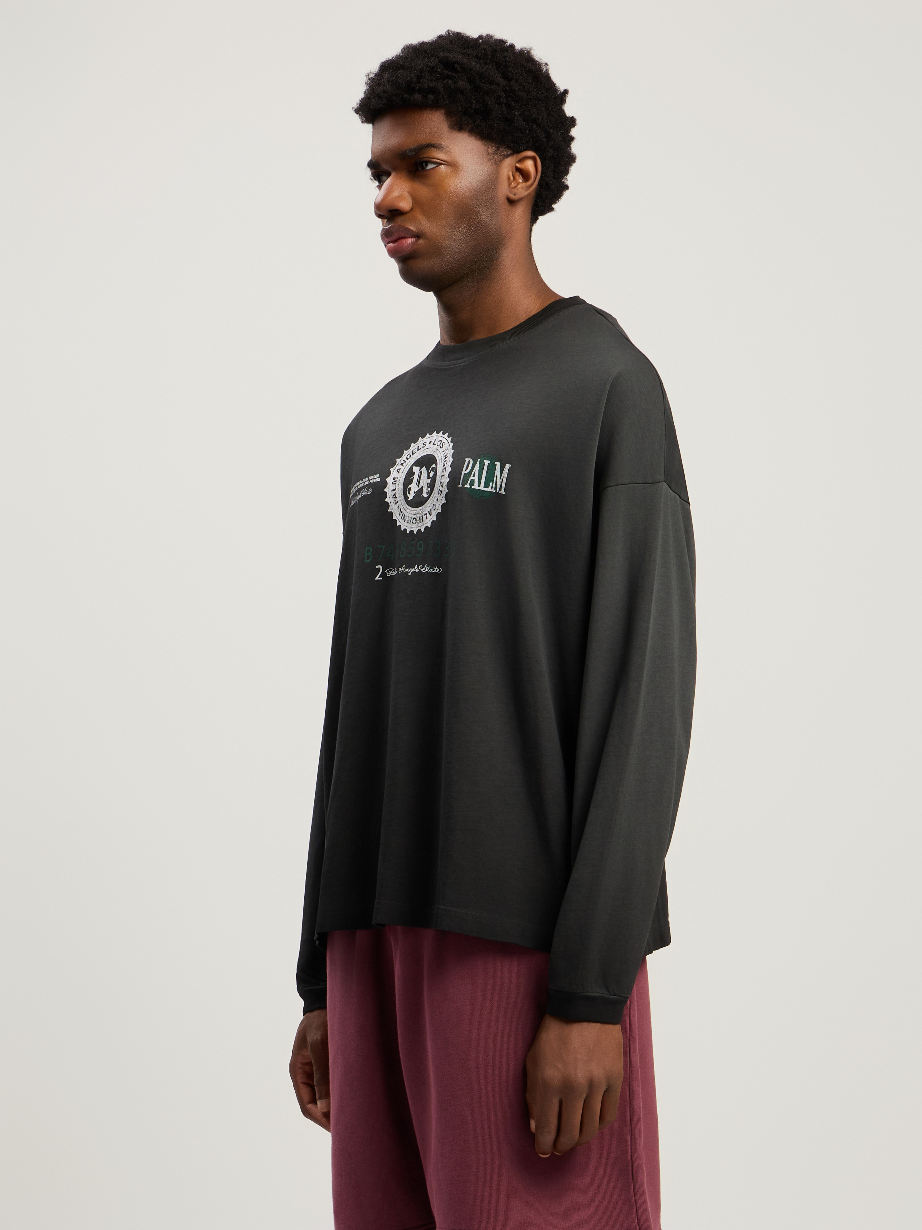 Dollar Graphic Long Sleeve T-Shirt - 4