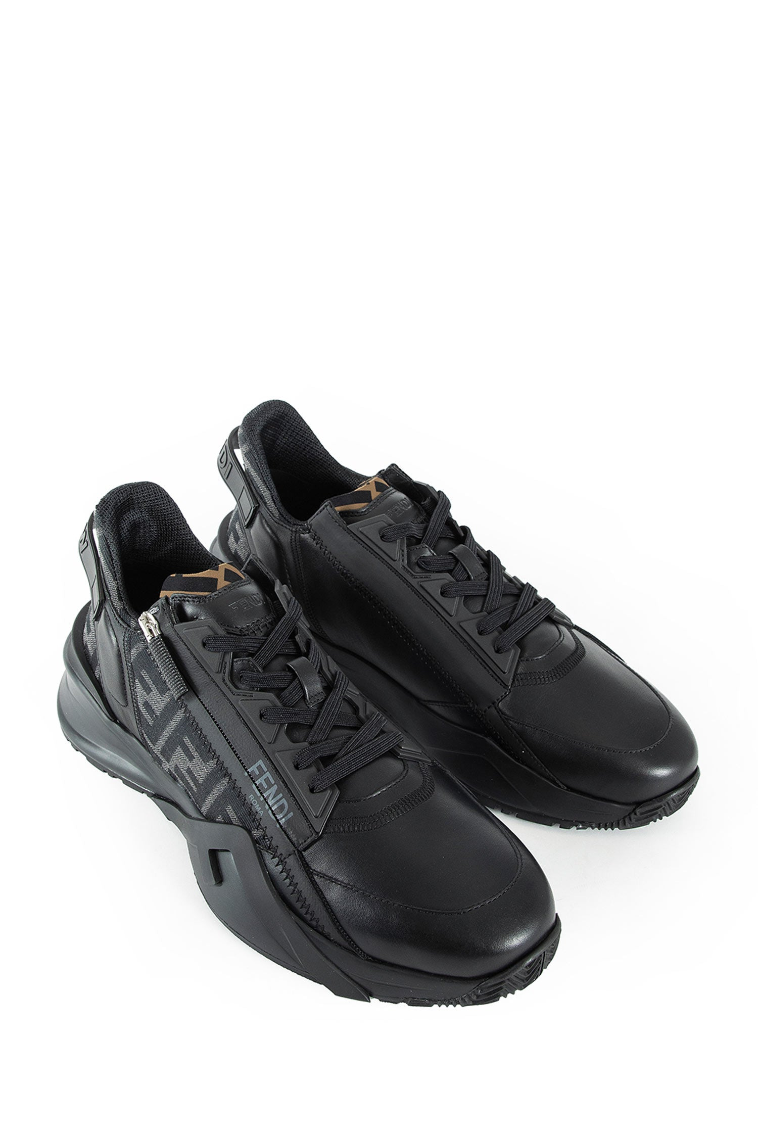 FENDI MAN BLACK SNEAKERS - 8