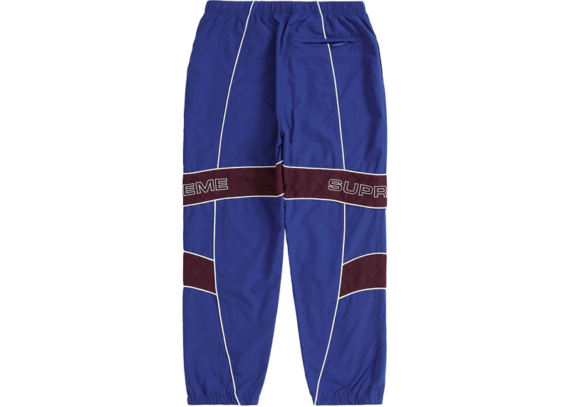 Supreme Supreme Jacquard Panel Track Pant Royal outlook