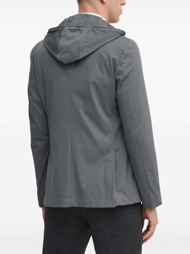 BOSS hooded buttoned blazer outlook