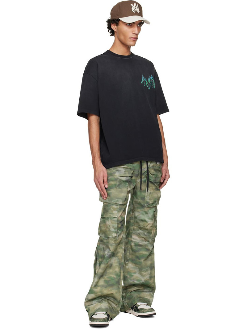 AMIRI Beige & Khaki Camo Classic Low Sneakers outlook