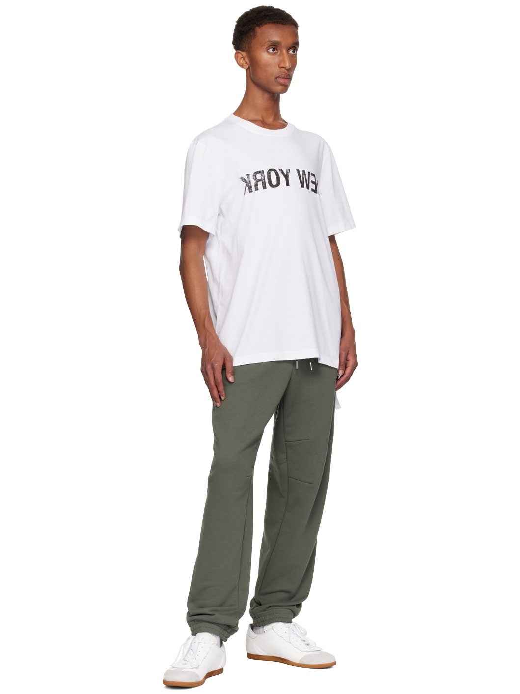 White 'New York' Seatbelt T-shirt - 5