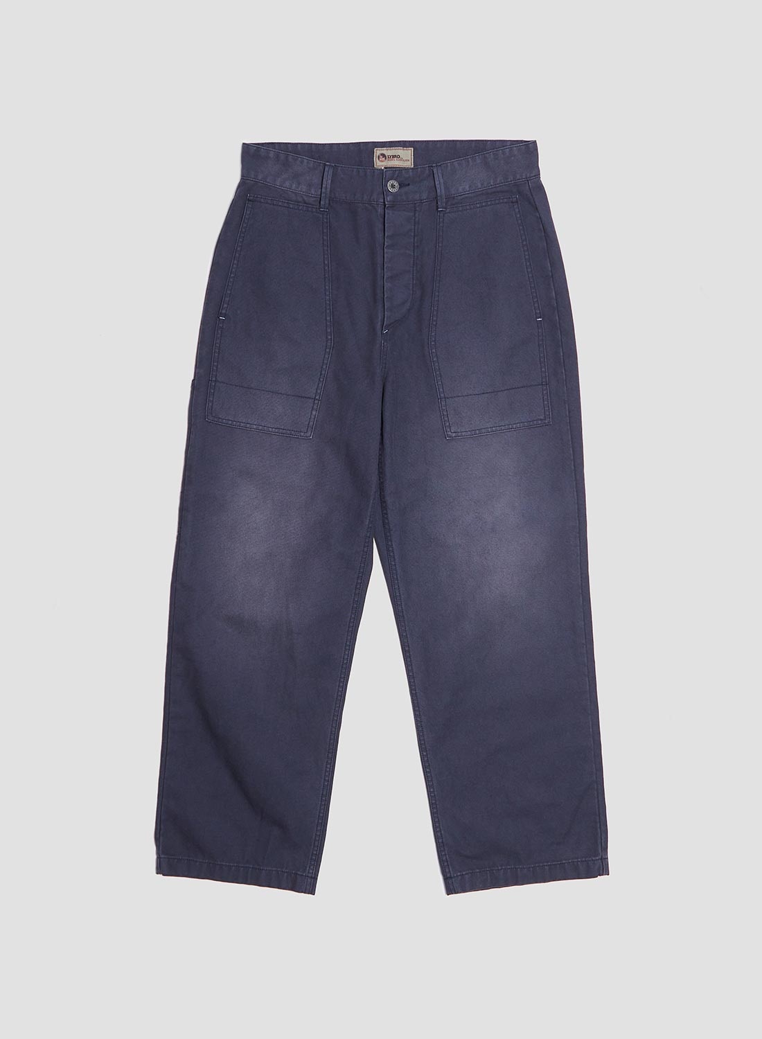 Carpenter Pant Canvas in Black Navy - 1