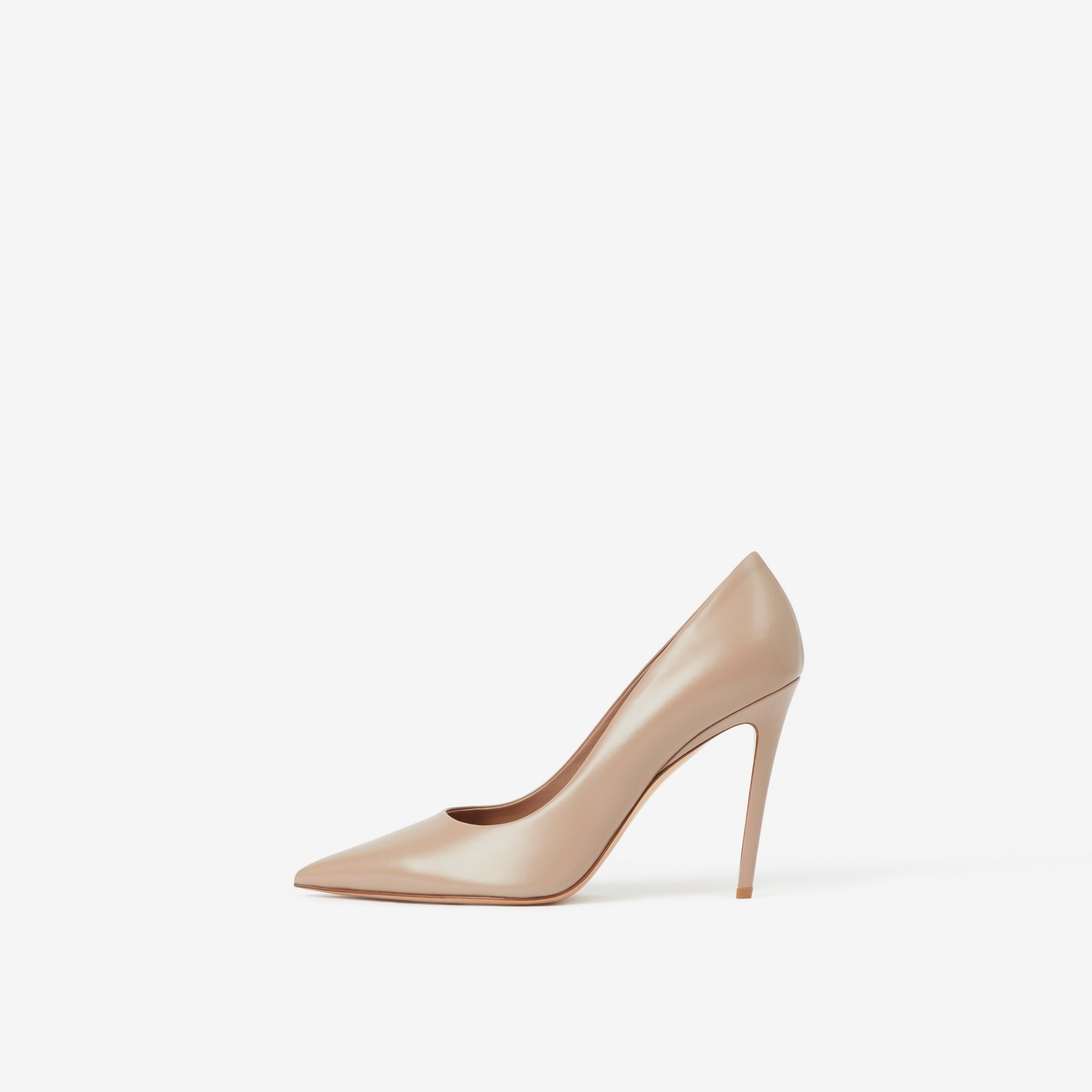 Leather Point-toe Pumps - 5