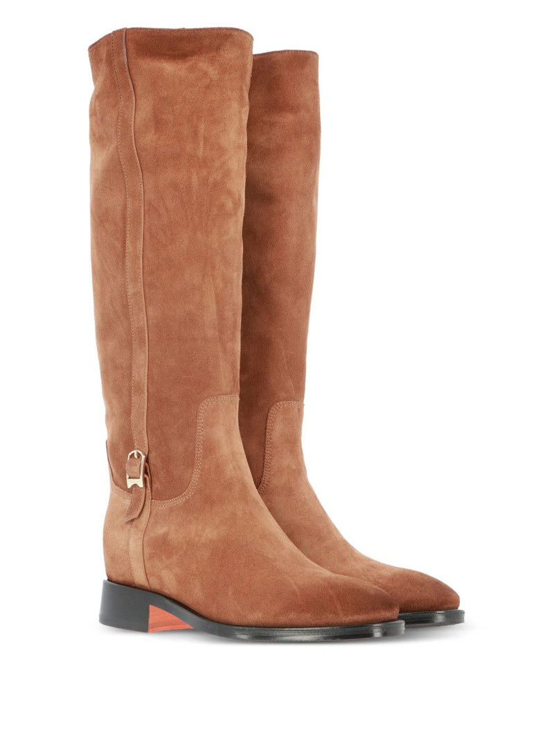 Santoni buckle boots outlook