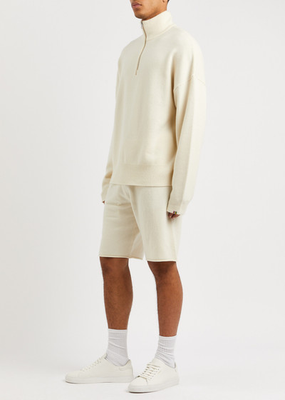 extreme cashmere N°235 Hike half-zip cashmere-blend jumper outlook