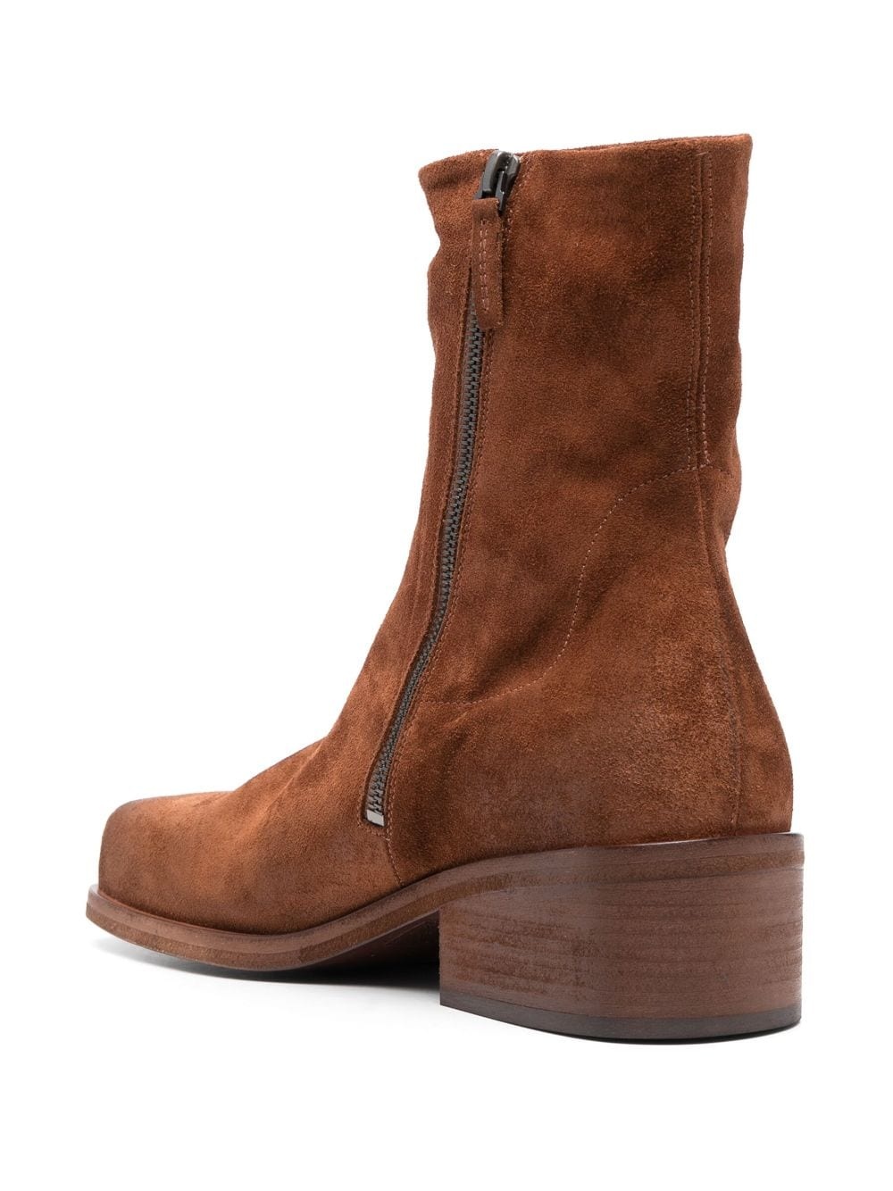 suede ankle-length boots - 3