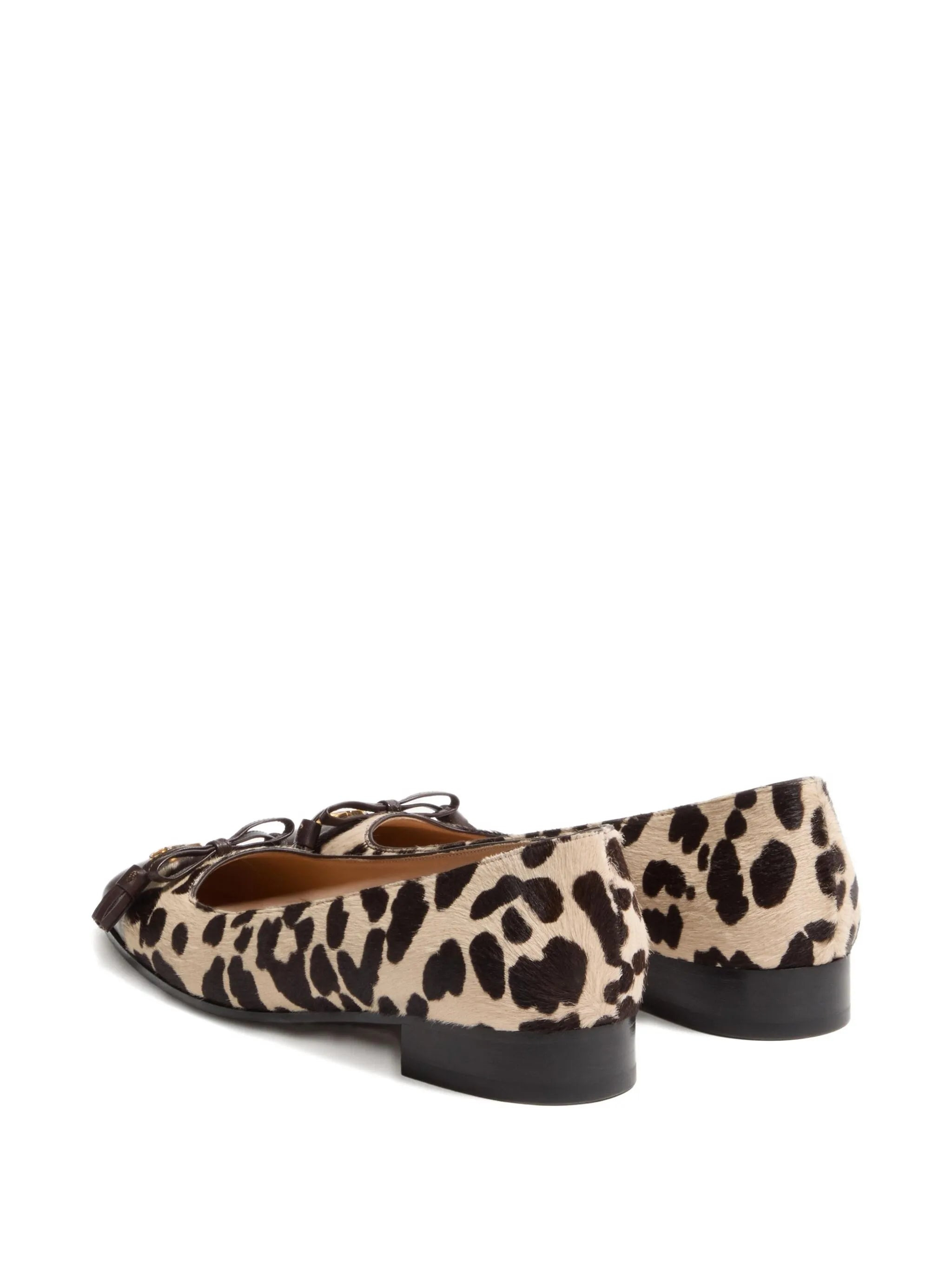 leopard print ballet flats - 4