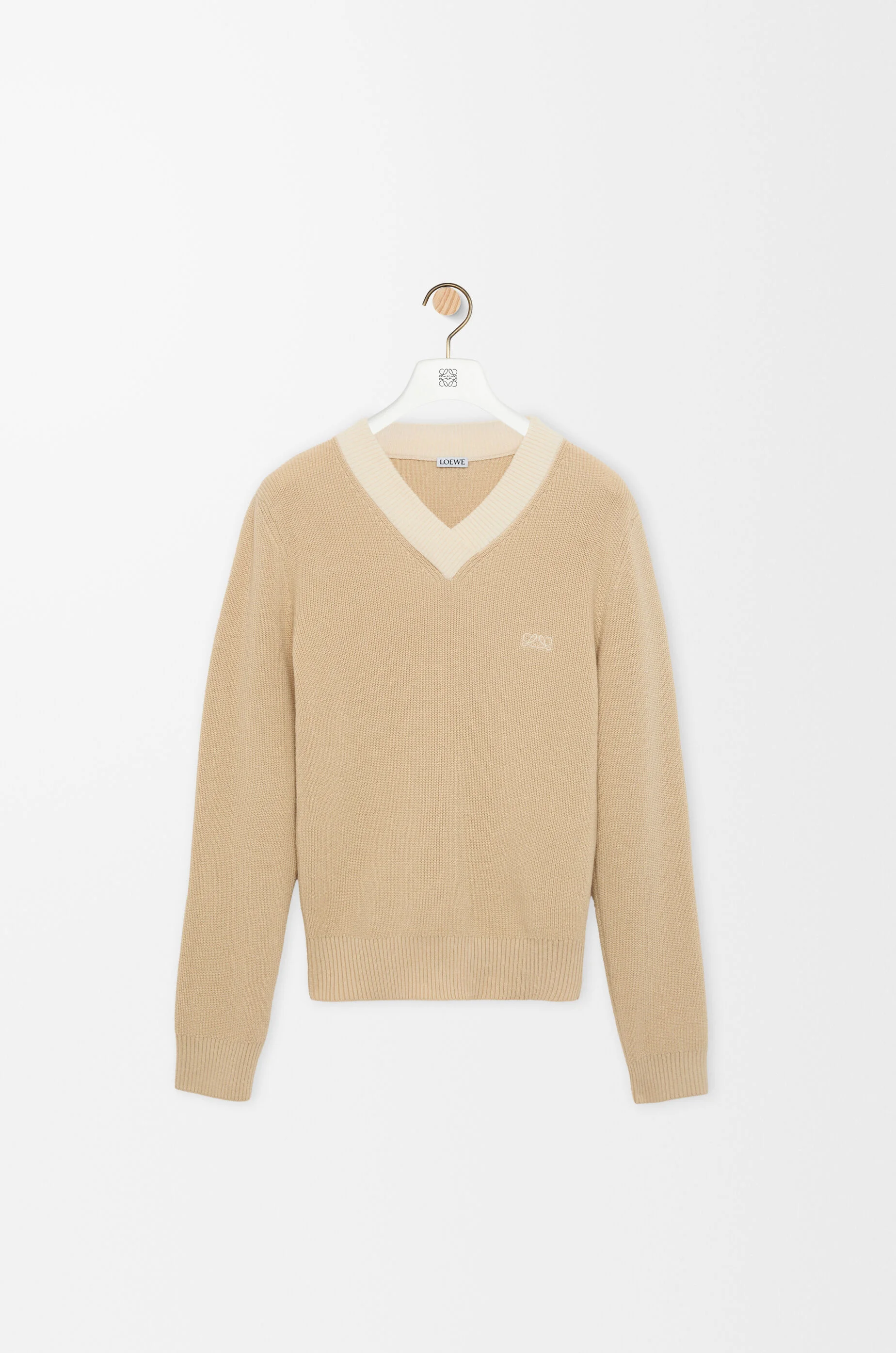 Sweater in cotton and wool - 1