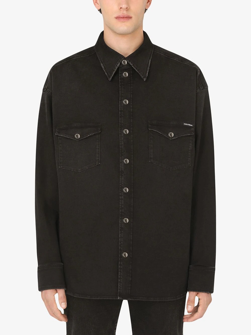 button-front shirt - 3