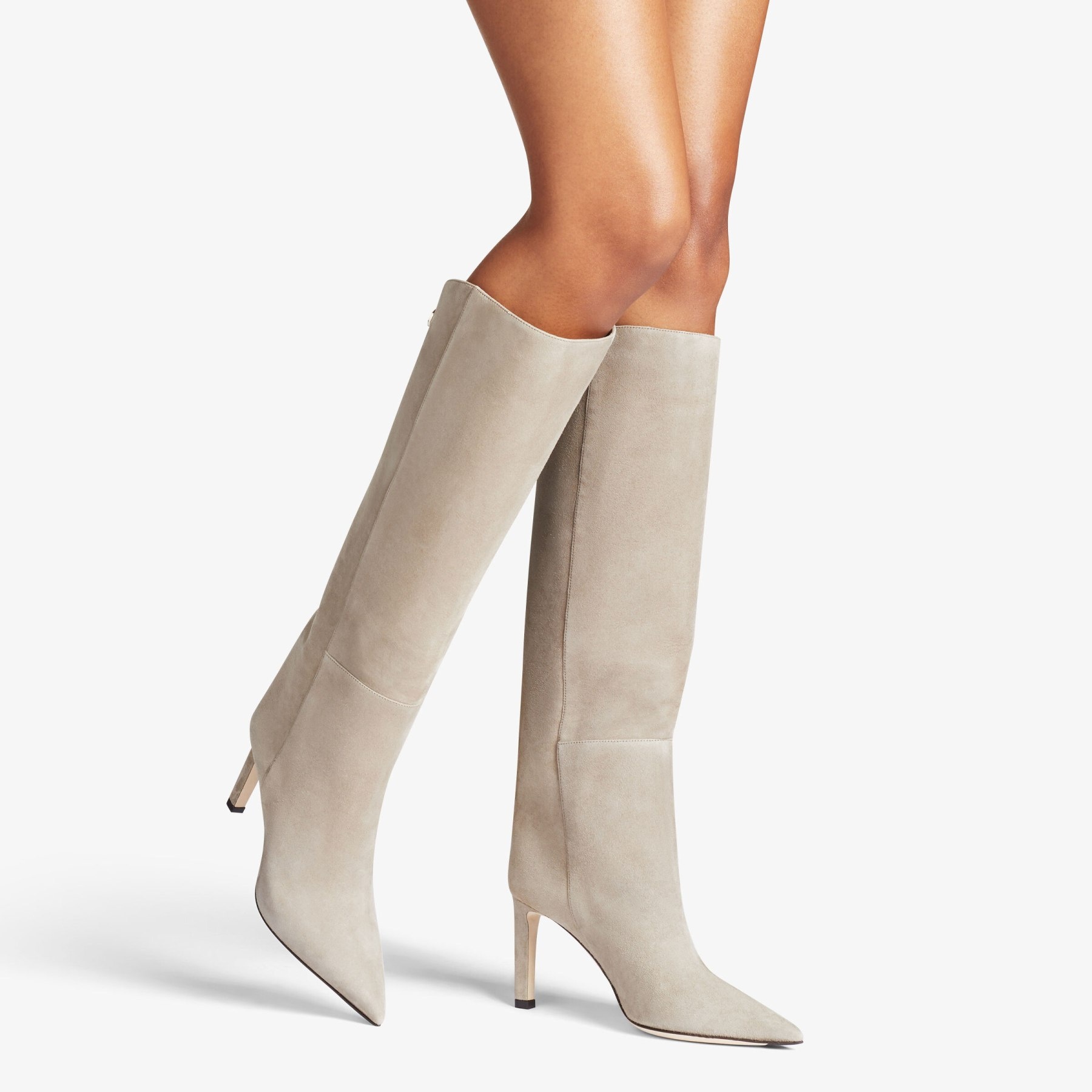 Alizze Knee Boot 85
Taupe Suede Knee-High Boots - 2