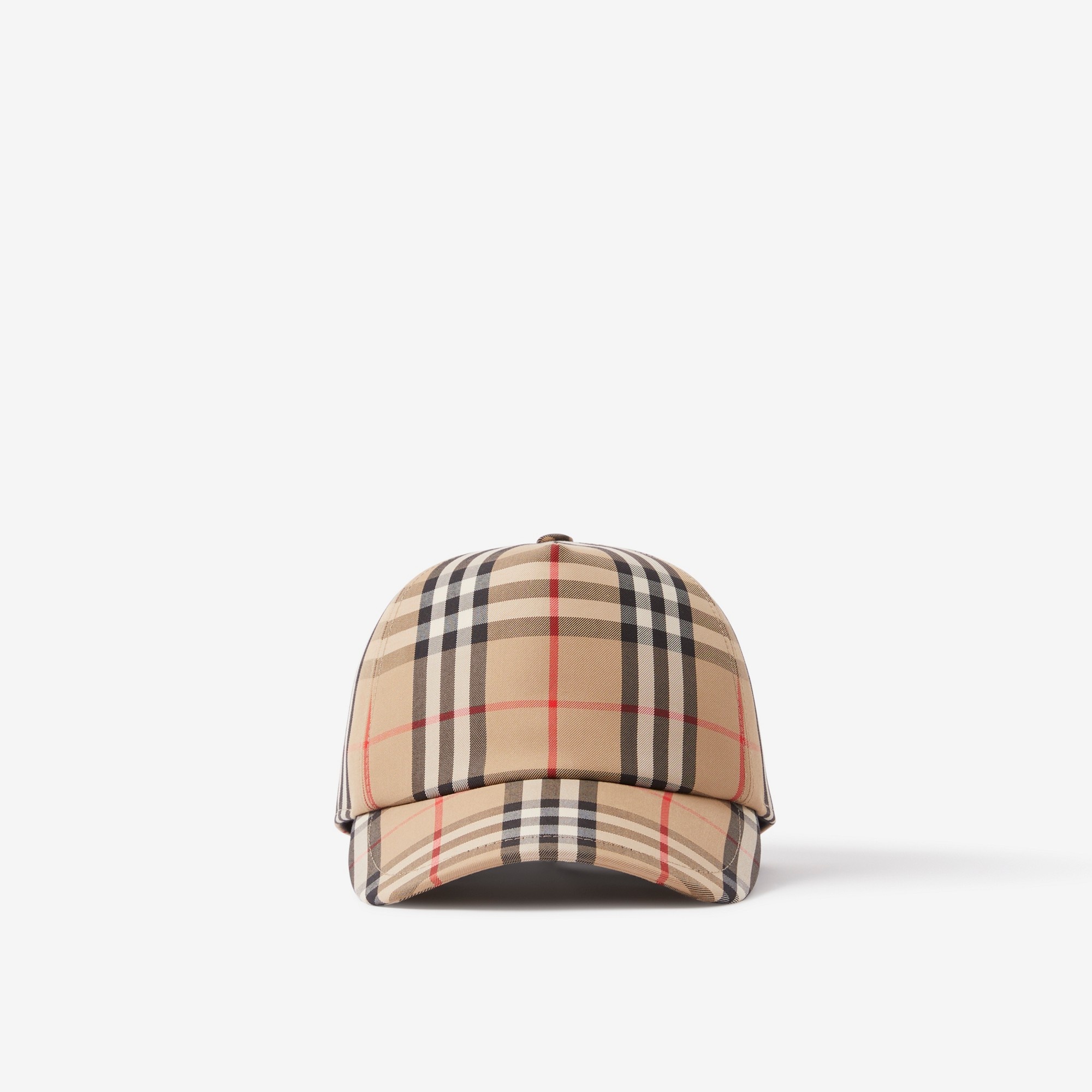 Logo Appliqué Vintage Check Cap - 1