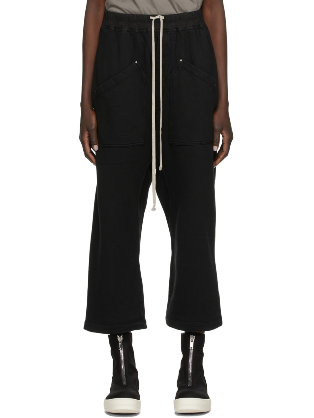 Black Furka Cargo Lounge Pants - 1