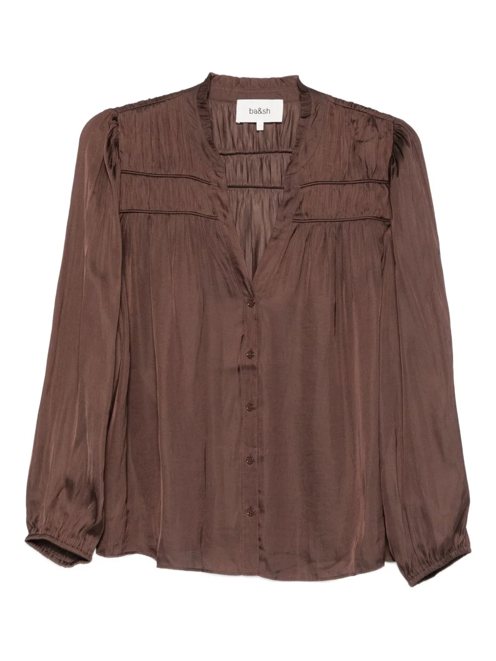 v-neck blouse - 1