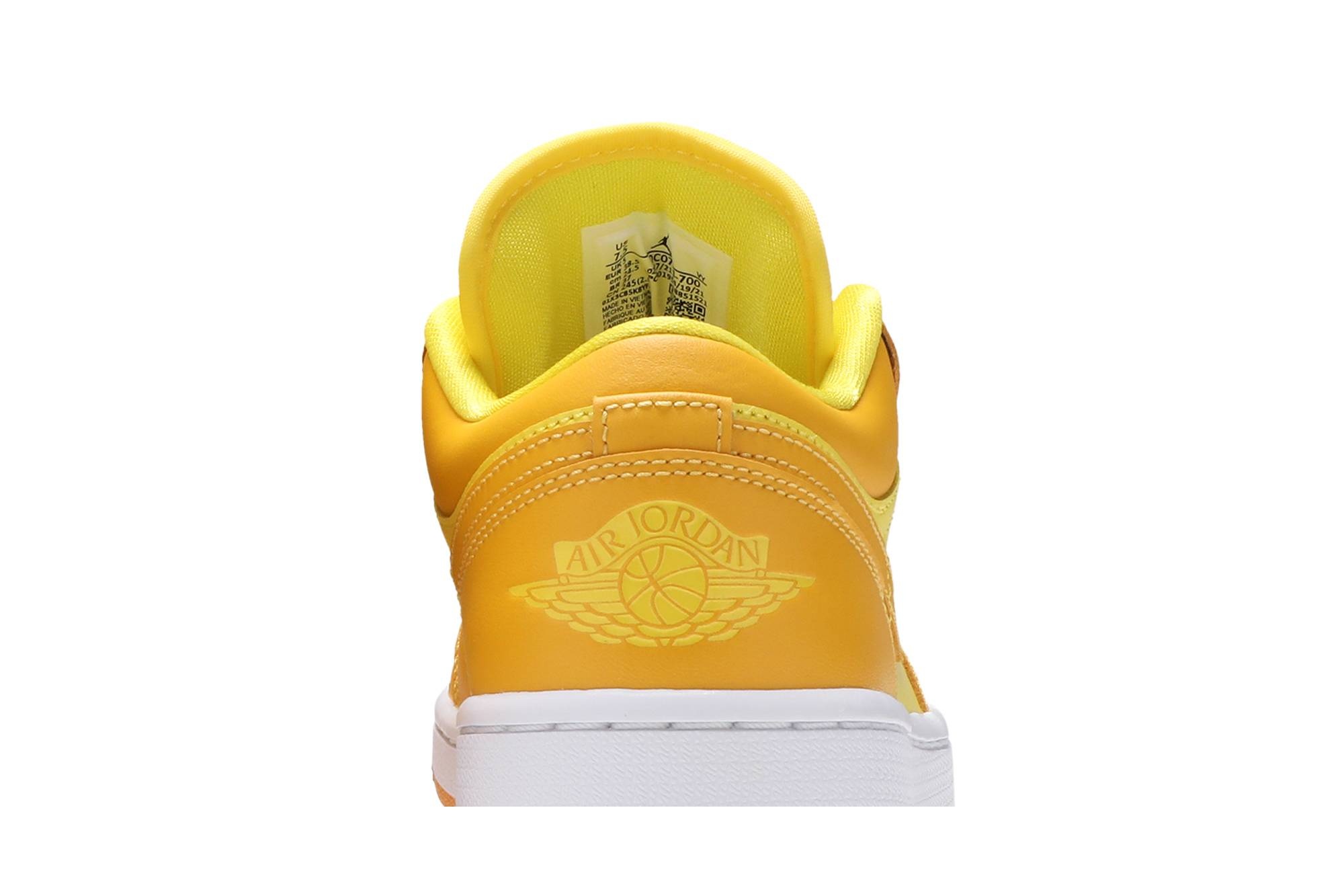 Wmns Air Jordan 1 Low 'Yellow Strike' - 7