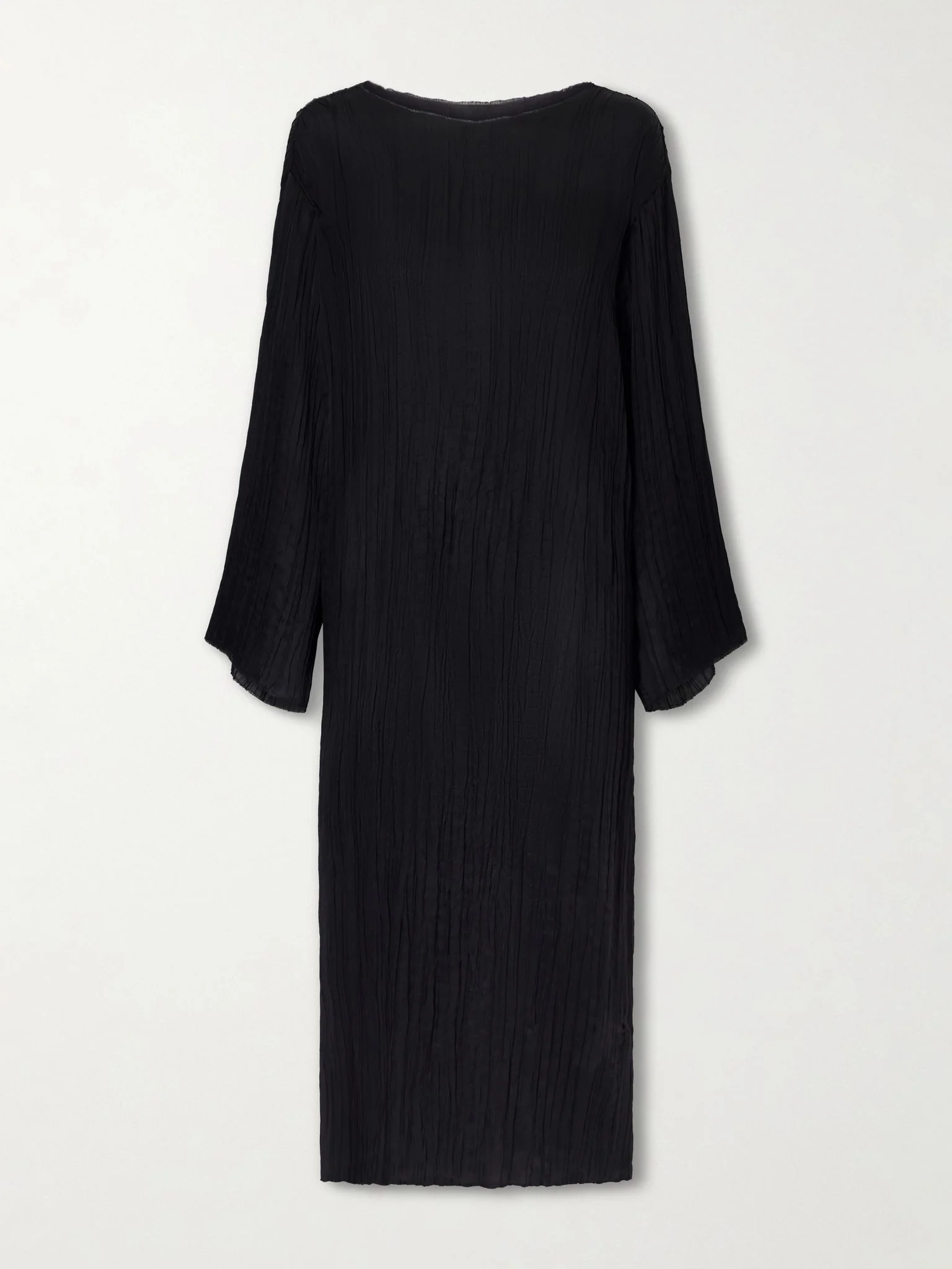 Joma silk midi dress Black - 1