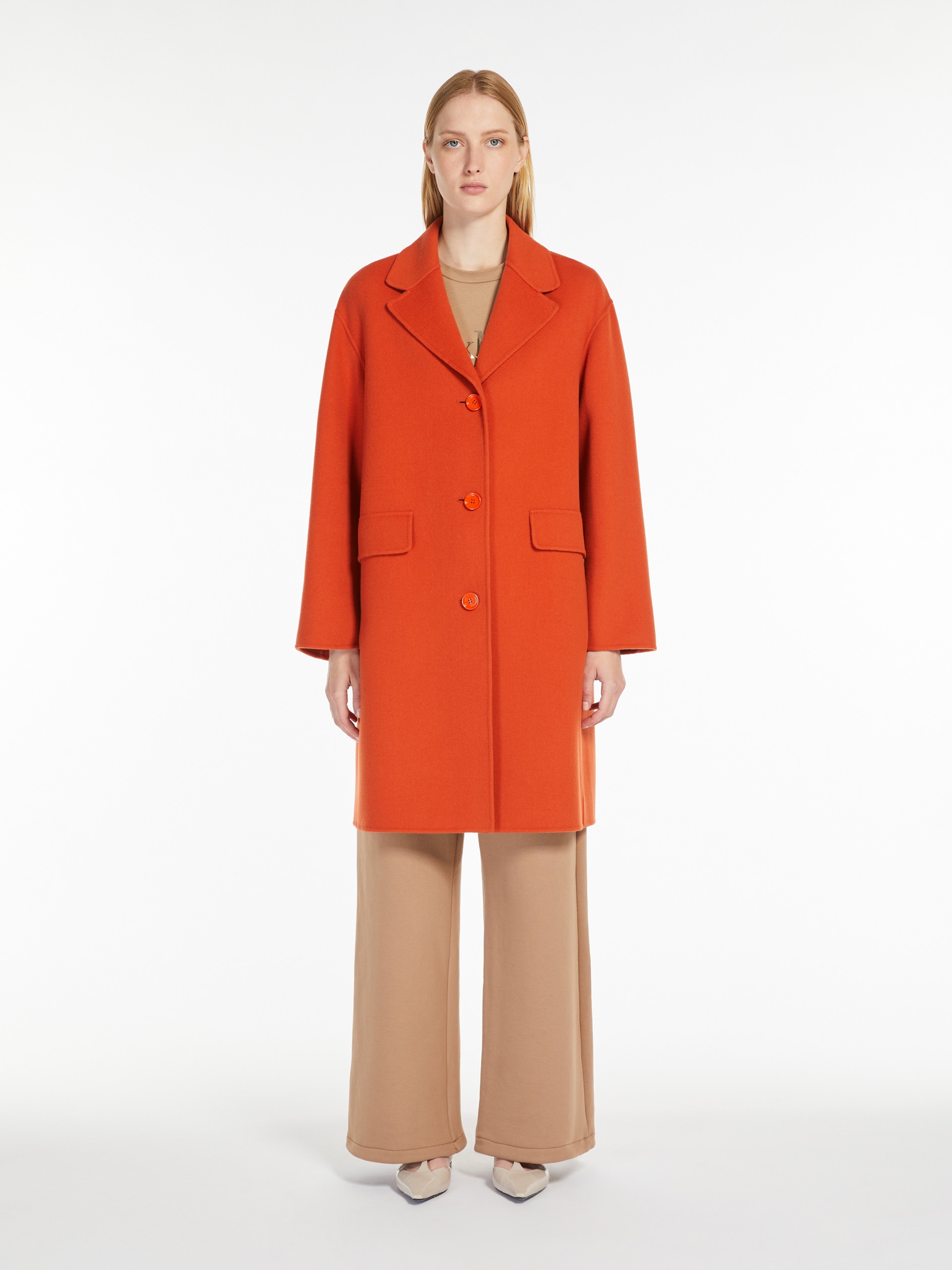 CIELO Wool cocoon coat - 3