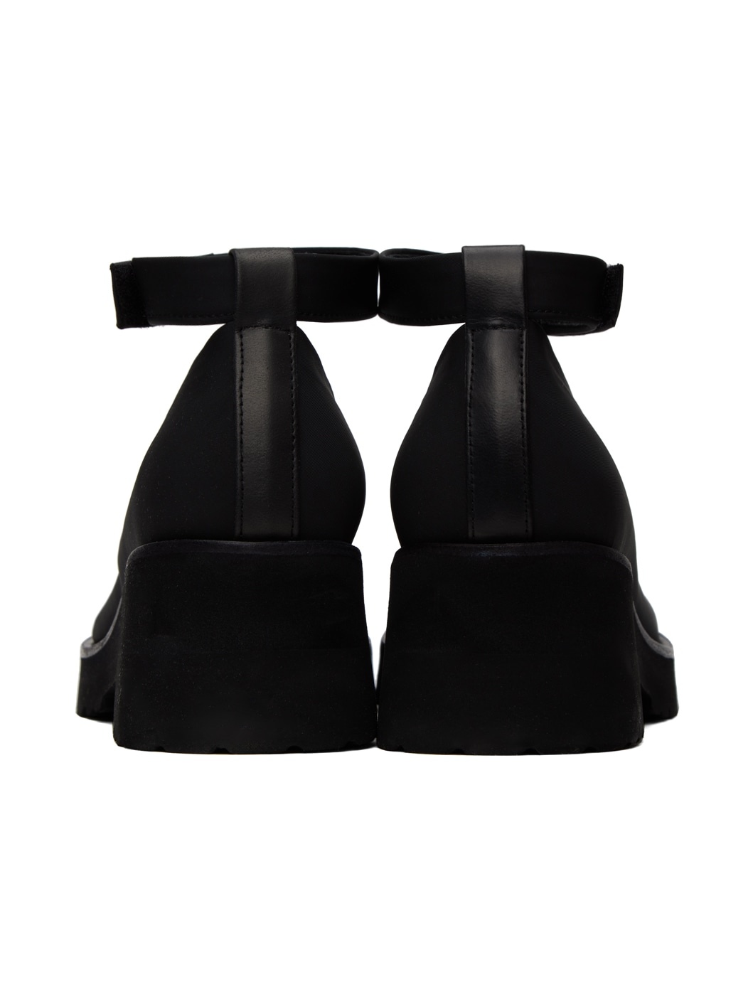 Black Strap Loafers - 2