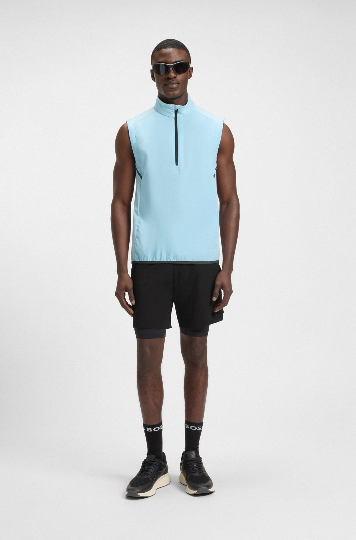 ACTIVE DOUBLE-LAYER SHORTS IN QUICK-DRY FABRIC - 3
