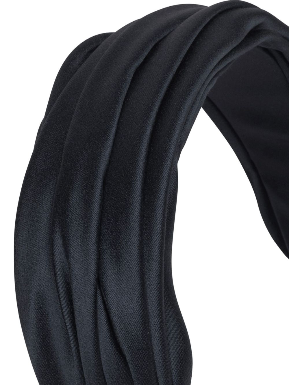 pleated silk headband - 2