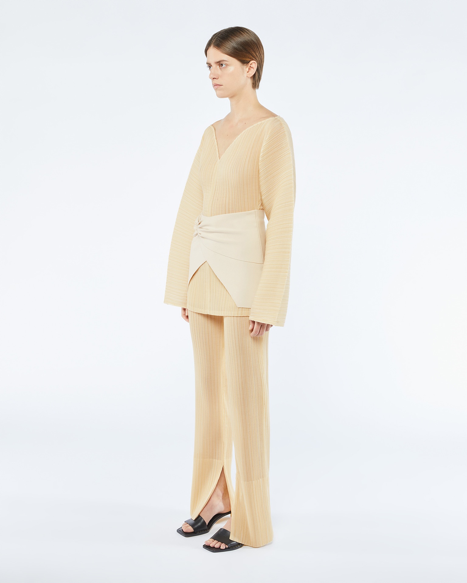HALINA - Wrap belt - Vintage creme - 3