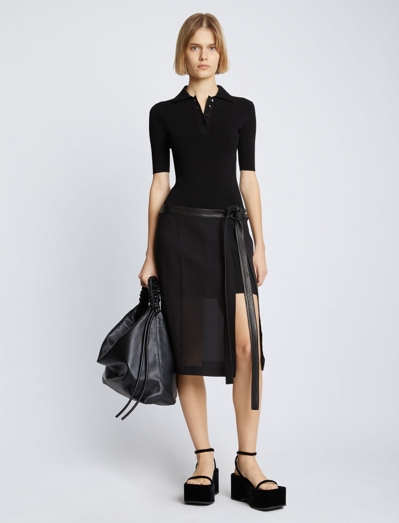 Proenza Schouler Silk Viscose Polo Bodysuit outlook