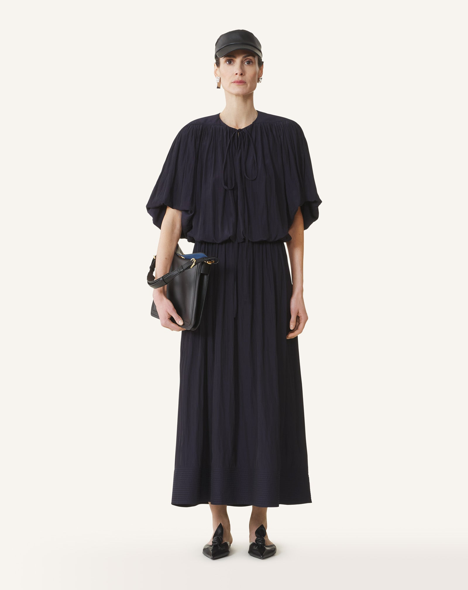 PUFF-SLEEVE DRESS - 2